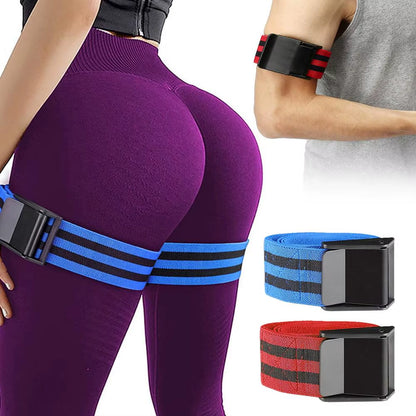 Women Buttocks/Legs Blood Flow Restriction Bands BFR Occlusion Training Band Fabric Resistance Bands Booty Waistband for Fitnes