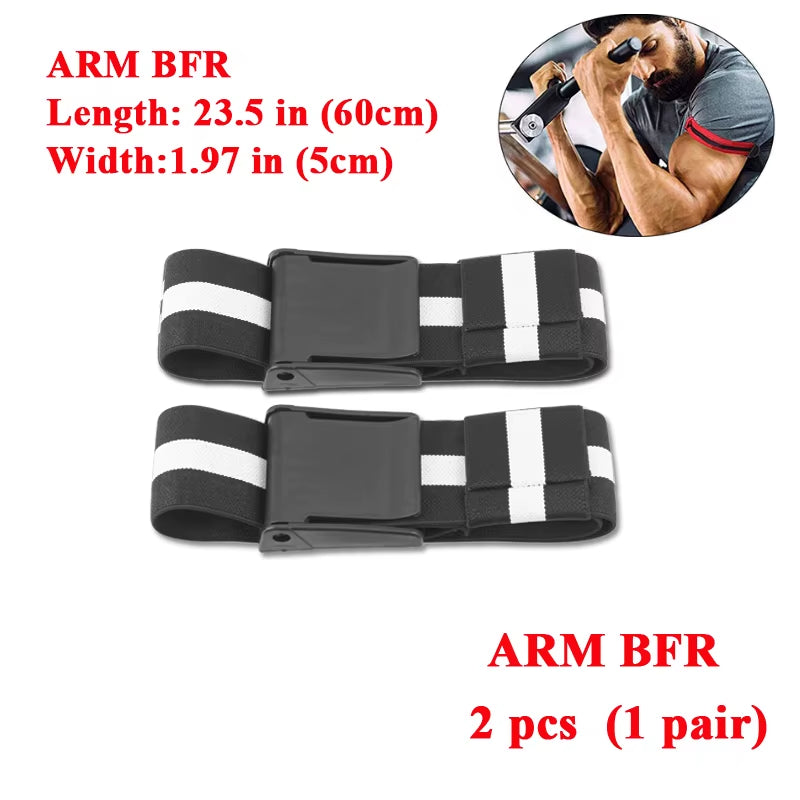 BFR Fitness Occlusion Bands Weight Bodybuilding Blood Flow Restriction Bands Arm Leg Wraps Fast Muscle Growth Gym Equipment